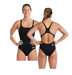 Monacan Chiefs Arena Thick Strap Suit with Logo - Pro Back