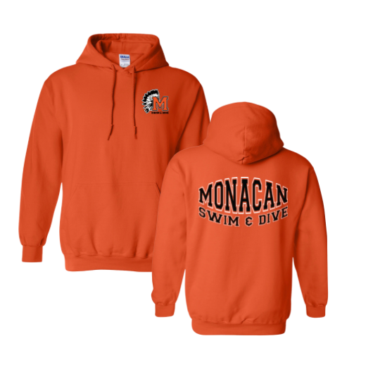 Monacan Chiefs Team Hooded Sweatshirt Design 6