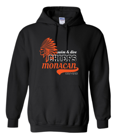 Monacan Chiefs Team Hooded Sweatshirt Design 2