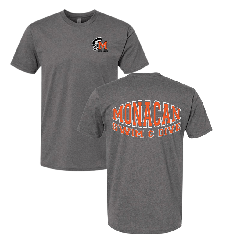 Monacan Chiefs Team Short Sleeve T-Shirt Design 6