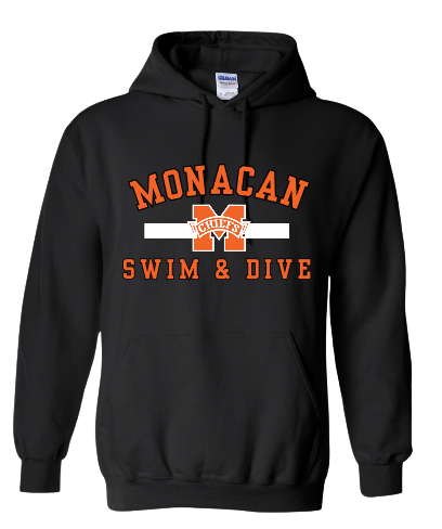 Monacan Chiefs Team Hooded Sweatshirt Design 5