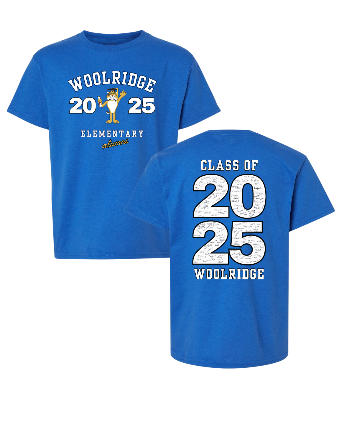 Woolridge Elementary Wildcats 2025 Graduate T-Shirt