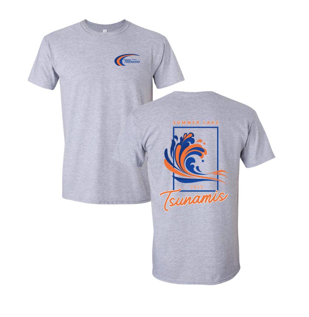 ​Summer Lake Tsunamis Custom Adult T-Shirt -2025 Design 2