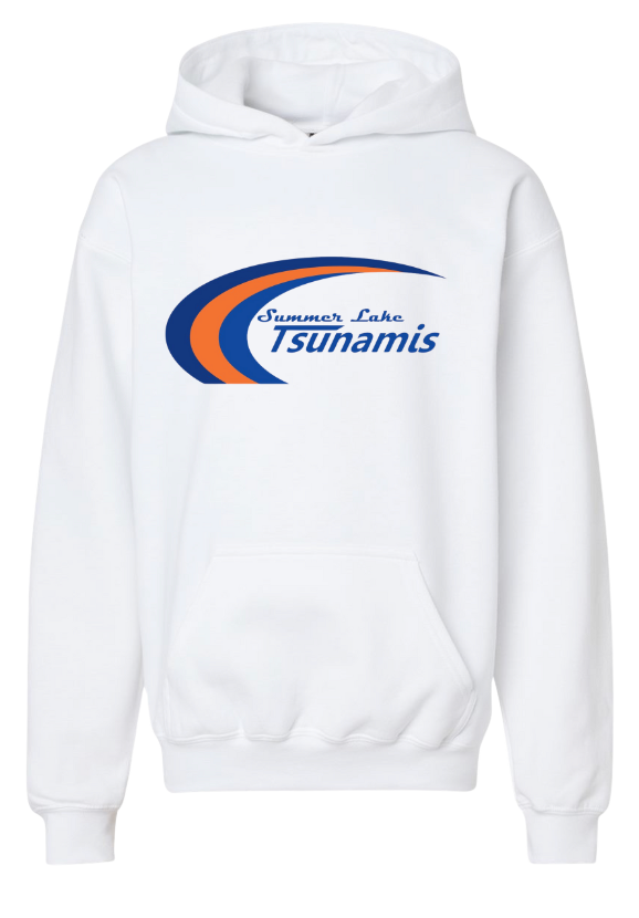 ​Summer Lake Tsunamis Custom Youth Hoodie - White or Sport Grey - 3 Design Options