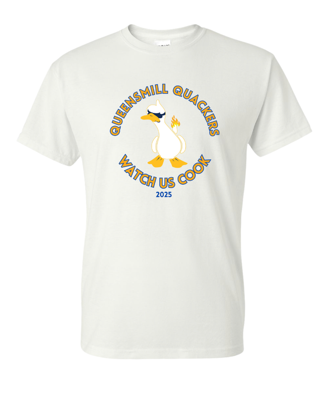 Queensmill Quackers Custom T-Shirt - 3 Colors - 3 Designs - Adult & Youth