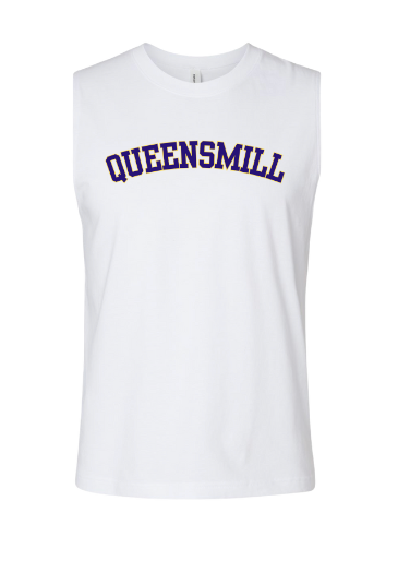 Queensmill Quackers Custom Mens Muscle Tank Top - White - 3 Design Options