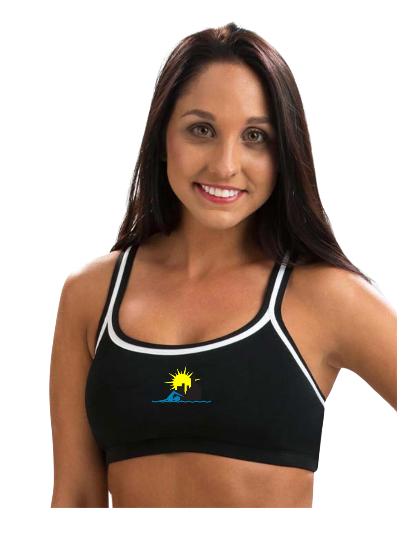 SwimMetro Ladies Two Piece Bikini Lifeguard Swimsuit Uniform with Embroidered Logo