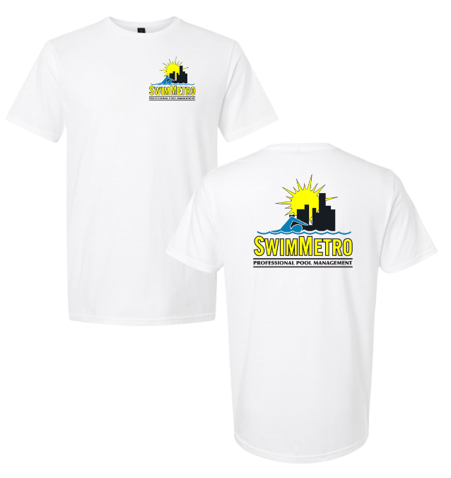 SwimMetro Uniform"Professional Pool Management" Short Sleeve T-Shirt
