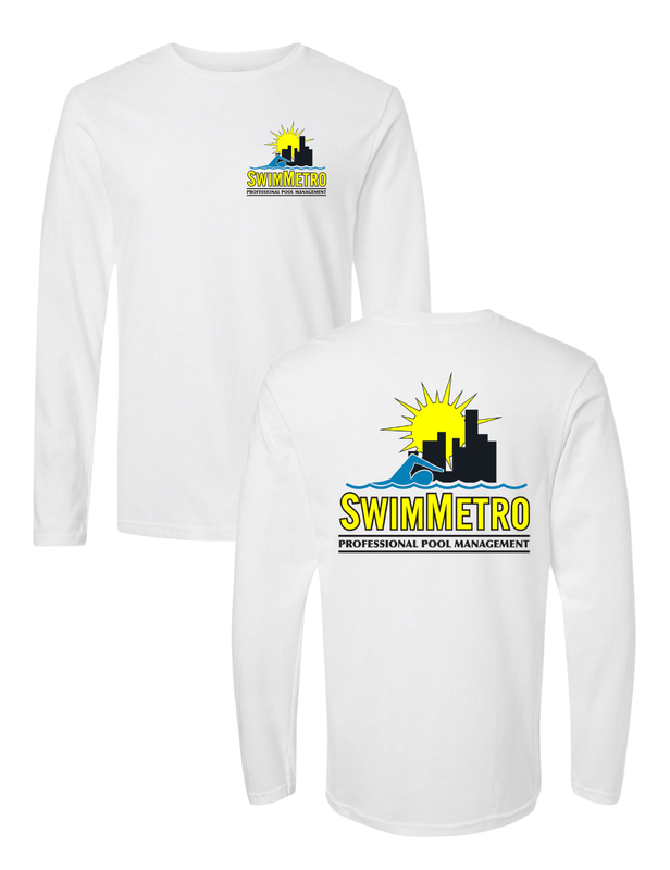 SwimMetro Uniform"Professional Pool Management" Long Sleeve T-Shirt