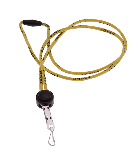 SwimMetro FOX 40 Lifeguard Whistle and Lanyard in Yellow