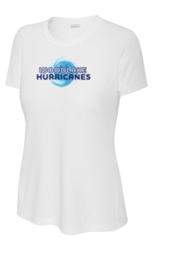 Woodlake Hurricanes Custom Moisture Wick Tee - White - Mens, Ladies & Youth