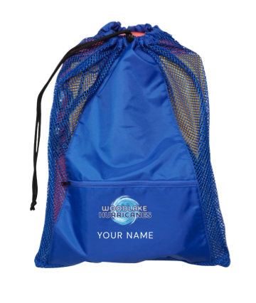 Woodlake Hurricanes Custom Embroidered Mesh Backpack - Royal or Orange