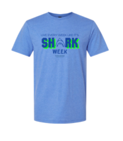 ​Stonehenge Sharks SHARK WEEK Team T-Shirt - White or Heather Royal - Youth & Adult Sizes