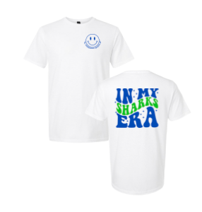 ​Stonehenge Sharks "IN MY SHARKS ERA" Team T-Shirt - White or Heather Royal - Youth & Adult Sizes