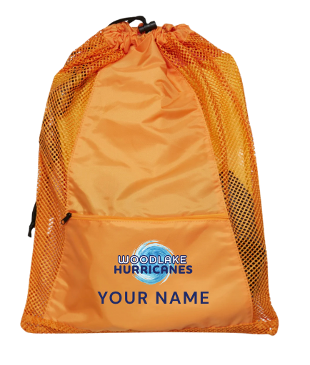 Woodlake Hurricanes Custom Embroidered Mesh Backpack - Royal or Orange