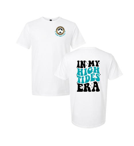 ​Hallsley High Tides Custom High Tides ERA T-Shirt - White - Youth & Adult Sizes