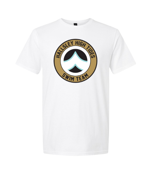 ​Hallsley High Tides Custom Team T-Shirt - White - Youth & Adult Sizes