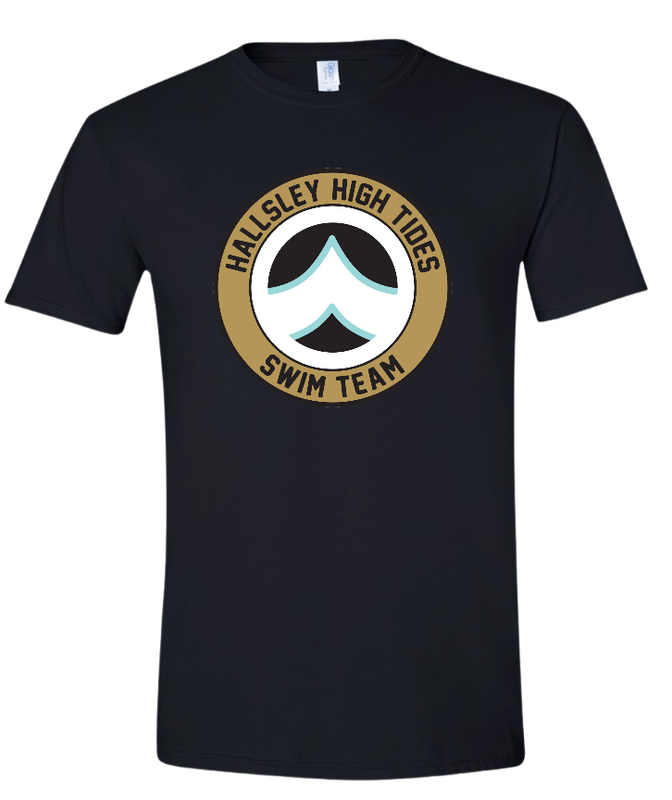 ​Hallsley High Tides Custom Team T-Shirt - Black - Youth & Adult Sizes