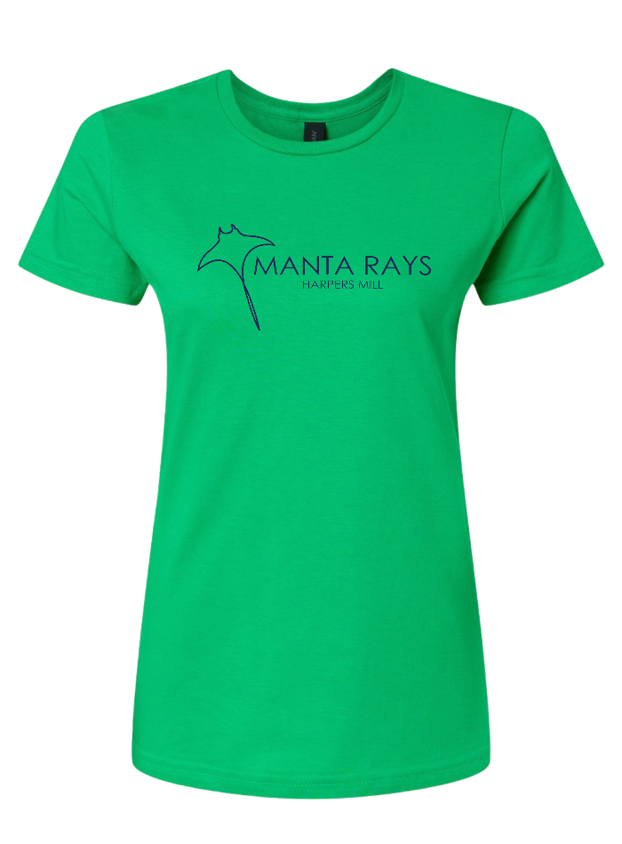 ​Harpers Mill Manta Rays Ladies TEAM T-Shirt - Irish Green, Navy or White