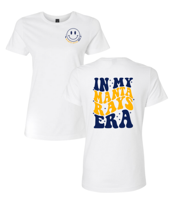 ​Harpers Mill Manta Rays Ladies T-Shirt - In My Manta Rays ERA - Irish Green or White