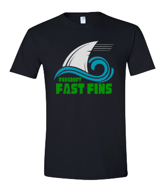 Foxcroft FAST Fins TeamT-Shirt - Black