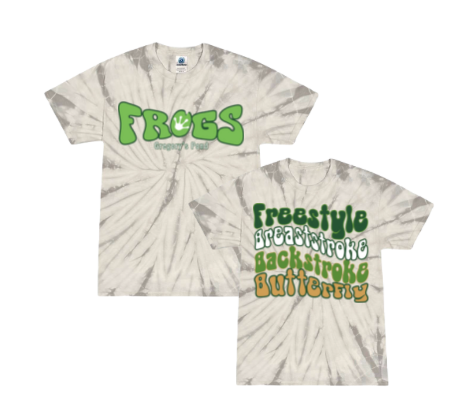 Gregorys Pond Team Tie Dyed T-Shirt - Silver Spider - Youth & Adult Sizes