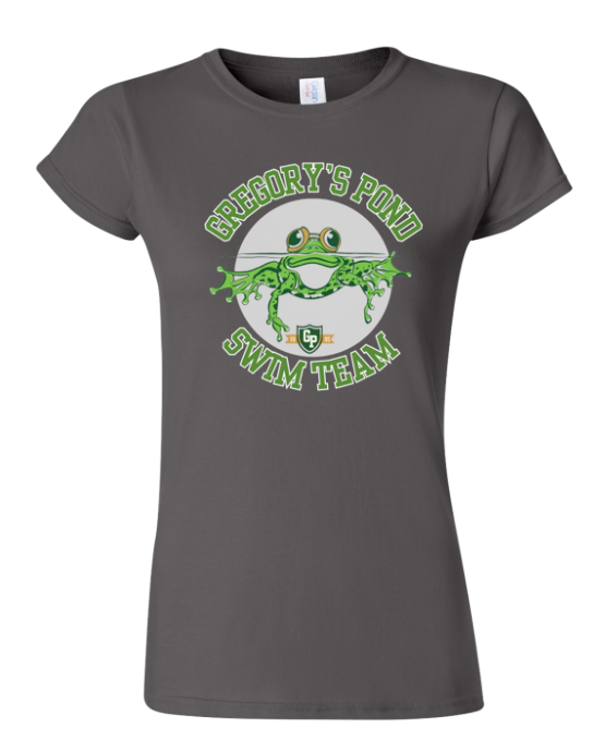Gregorys Pond Ladies T-Shirt - Charcoal, Sport Grey, White or Dark Heather - Gregory's Pond -Adult