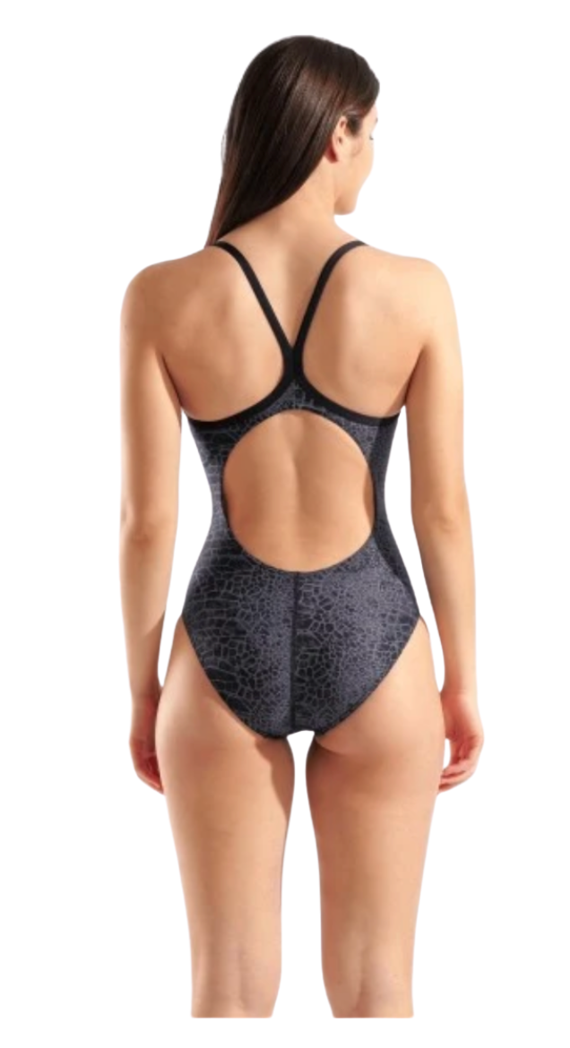 Crosswhite LAC Arena Snakeskin Thin Strap Suit with Team Logo - Lightdrop Back