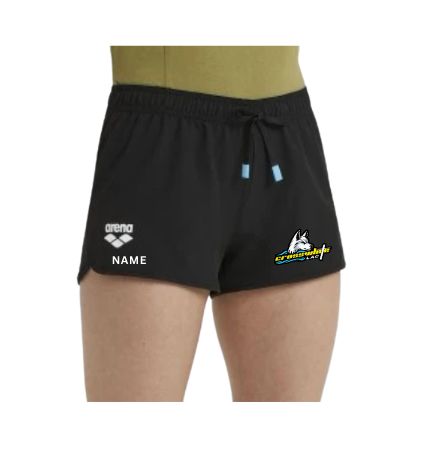 Crosswhite LAC Arena Ladies Team Shorts with Embroidered Logo Crosswhite LAC Arena Ladies Team Shorts with Embroidered Logo