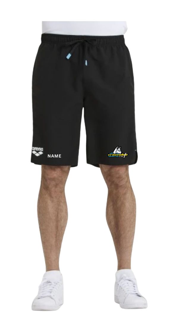 Crosswhite LAC Mens Arena Team Bermuda Short with Embroidered Logo