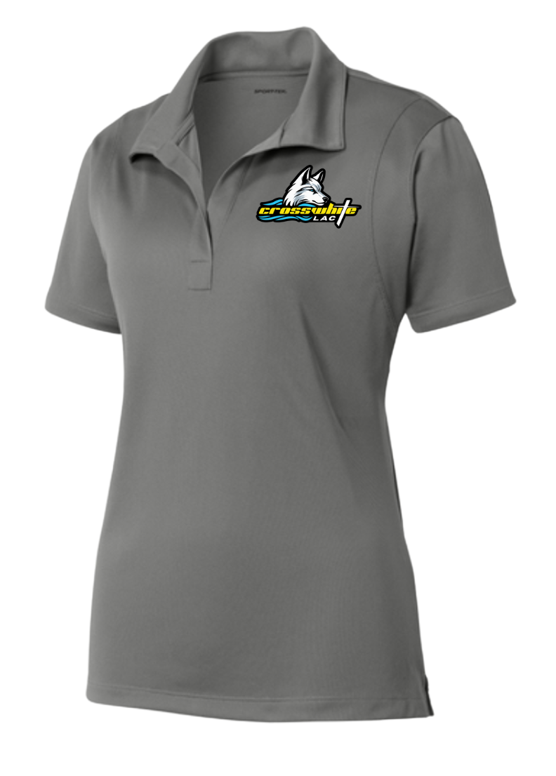 Crosswhite LAC Team Embroidered Ladies Moisture Wick Polo