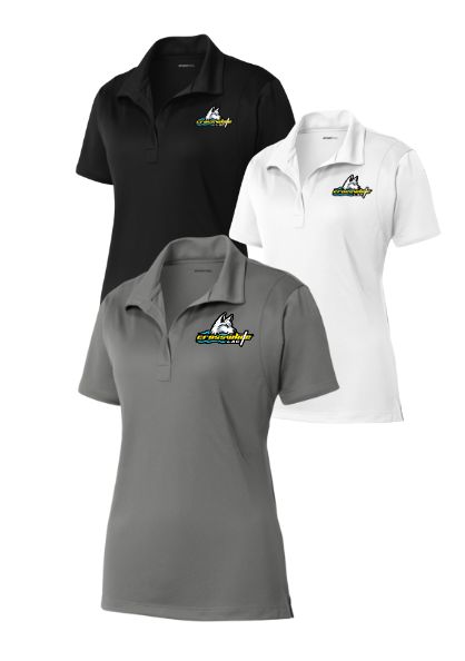 Crosswhite LAC Team Embroidered Ladies Moisture Wick Polo Crosswhite LAC Team Embroidered Ladies Moisture Wick Polo