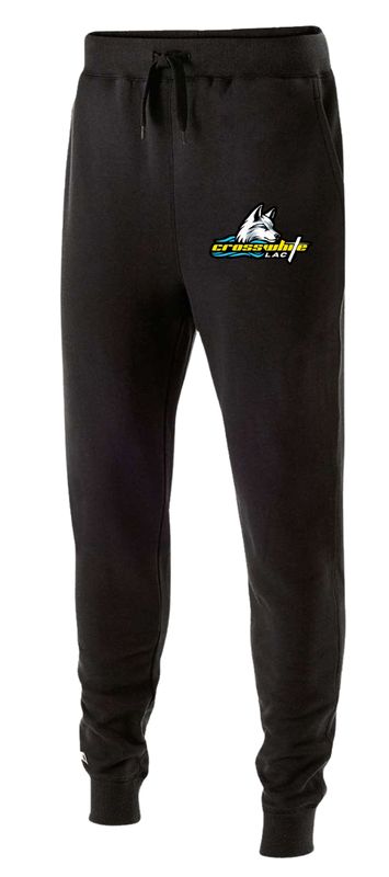 Crosswhite LAC Team Embroidered Mens Holloway Fleece Jogger Sweatpants Crosswhite LAC Team Embroidered Mens Holloway Fleece Jogger Sweatpants