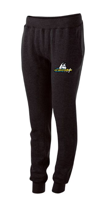 Crosswhite LAC Team Embroidered Ladies Holloway Fleece Jogger Sweatpants Crosswhite LAC Team Embroidered Ladies Holloway Fleece Jogger Sweatpants