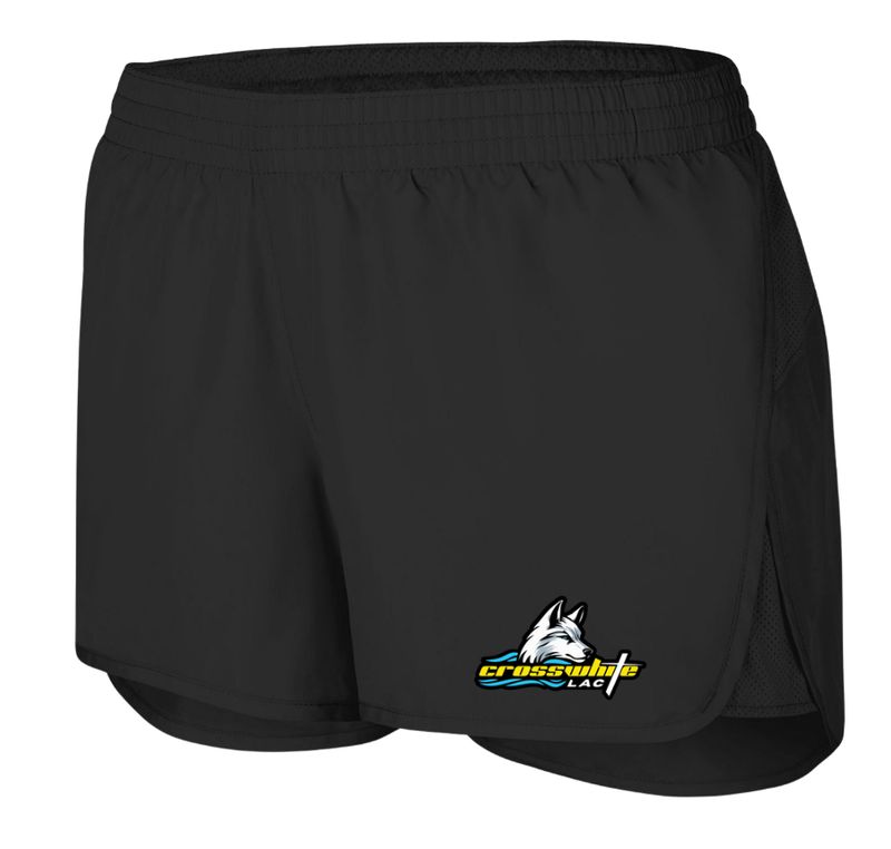 Crosswhite LAC Team Embroidered Ladies Augusta Wayfarer Shorts Crosswhite LAC Team Embroidered Ladies Augusta Wayfarer Shorts