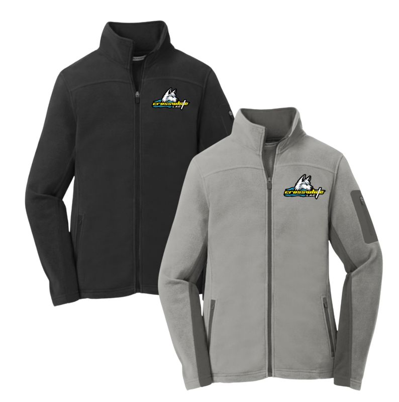 Crosswhite LAC Embroidered Ladies Fleece Full Zip Jacket Crosswhite LAC Embroidered Ladies Fleece Full Zip Jacket