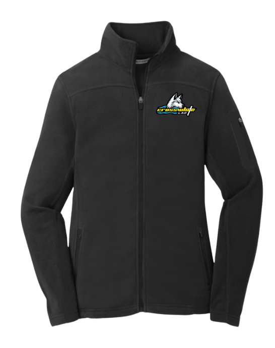 Crosswhite LAC Embroidered Ladies Fleece Full Zip Jacket