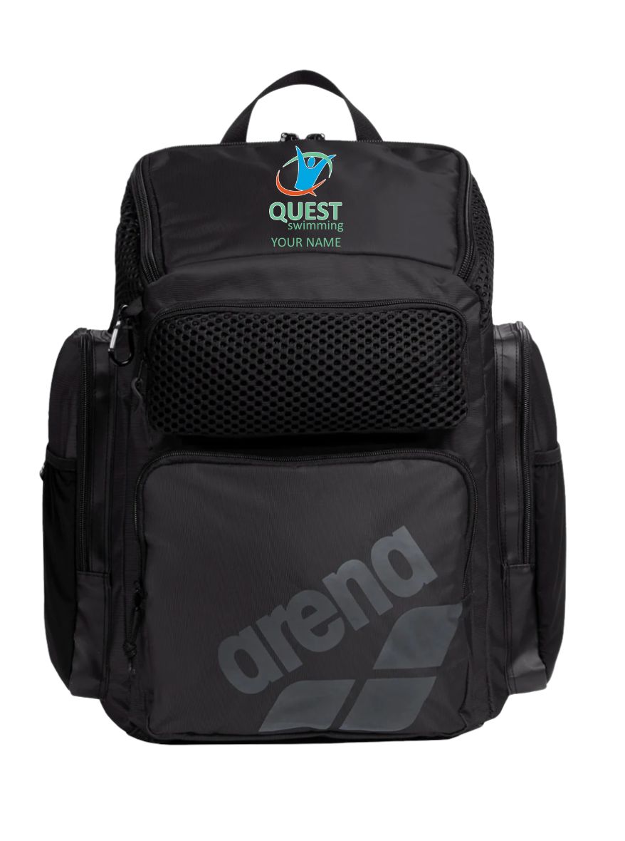 Quest Swimming Arena One Go Backpack 45L with Embroidered Logo