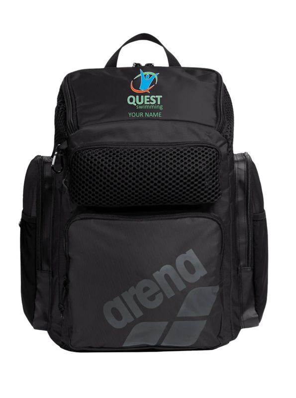 Quest Swimming Arena One Go Backpack 45L with Embroidered Logo Quest Swimming Arena One Go Backpack 45L with Embroidered Logo