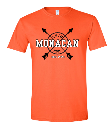 Monacan Chiefs Team Short Sleeve T-Shirt - Design 1