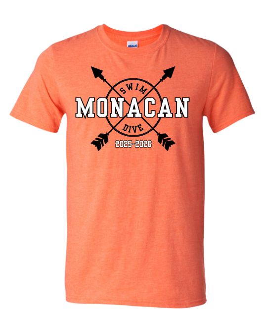 Monacan Chiefs Team Short Sleeve T-Shirt - Design 1