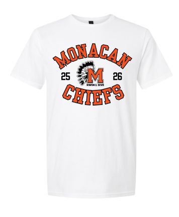 Monacan Chiefs Team Short Sleeve T-Shirt - Design 2 Monacan Chiefs Team Short Sleeve T-Shirt - Design 2