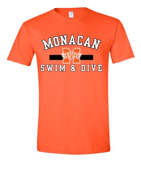 Monacan Chiefs Team Short Sleeve T-Shirt - Design 6