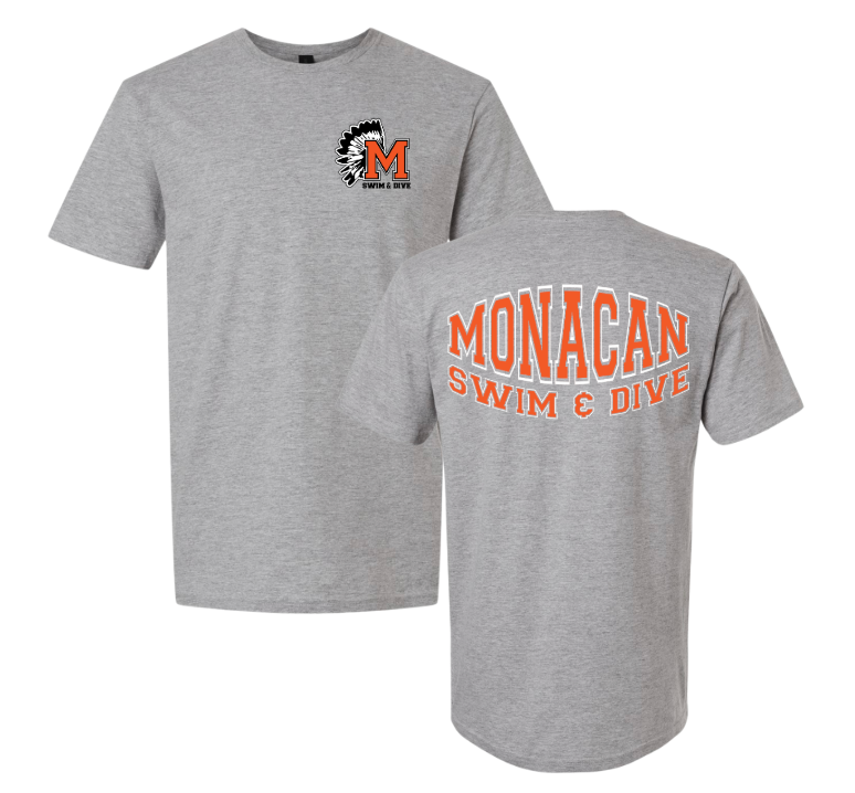 Monacan Chiefs Team Short Sleeve T-Shirt - Design 7