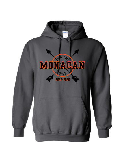 Monacan Chiefs Team Hooded Sweatshirt Design 1