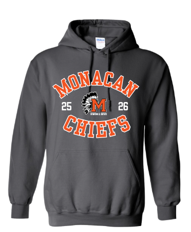Monacan Chiefs Team Hooded Sweatshirt Design 2