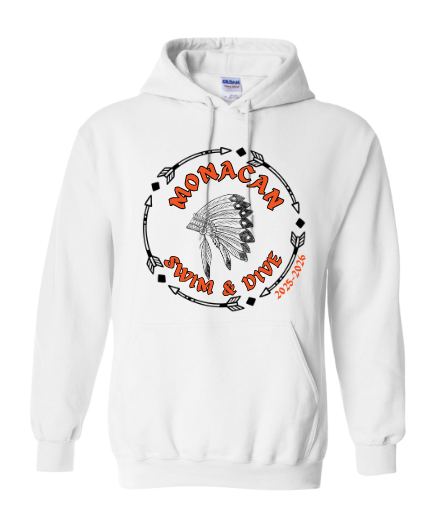 Monacan Chiefs Team Hooded Sweatshirt Design 5