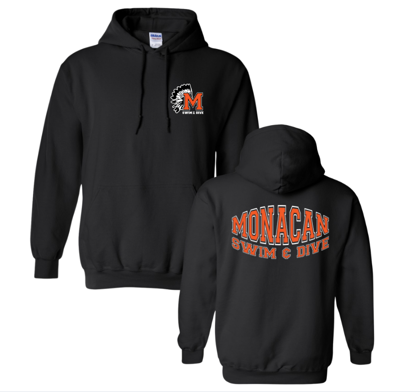 Monacan Chiefs Team Hooded Sweatshirt Design 7