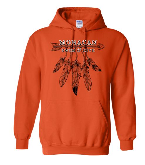 Monacan Chiefs Team Hooded Sweatshirt Design 4