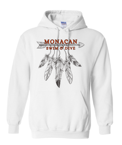 Monacan Chiefs Team Hooded Sweatshirt Design 4
